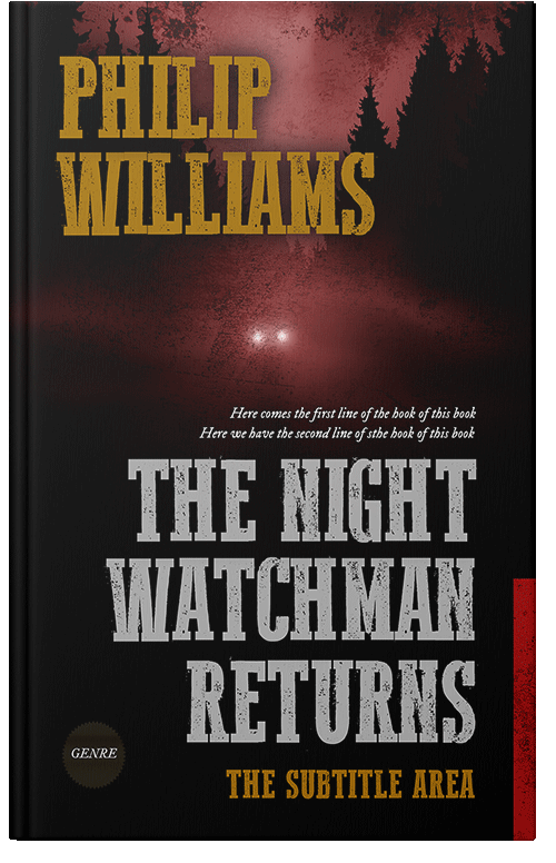 Front view of Premade Mystery & Thriller & Suspense Book Cover - Asphalt