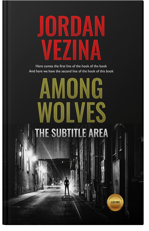 Front view of Premade Mystery & Thriller & Suspense Book Cover - Cod Gray