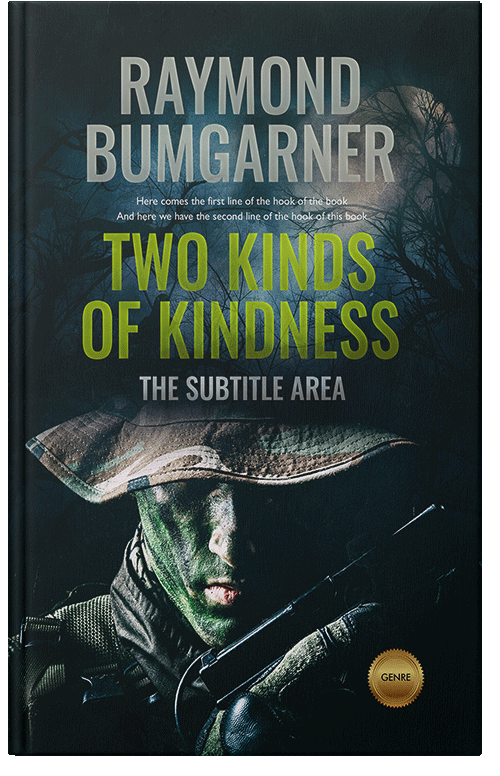 Front view of Premade Historical Book Cover - Locust