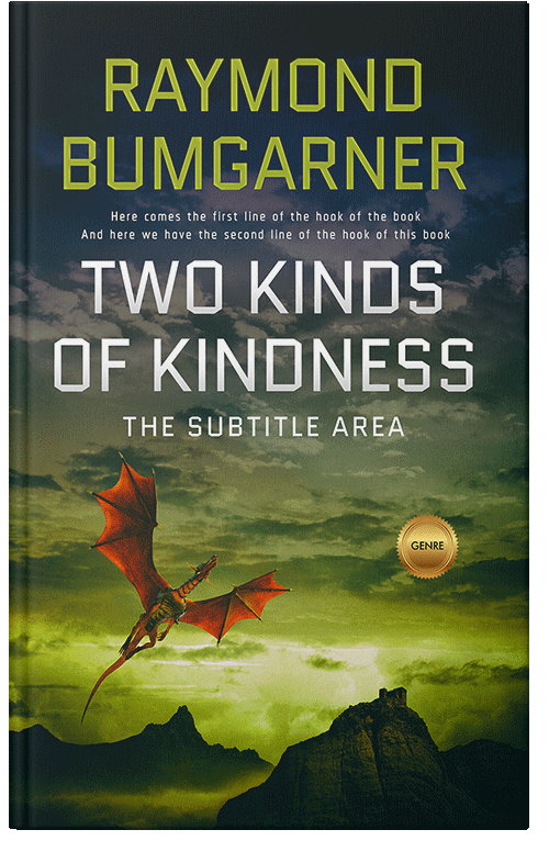 Front view of Premade Fantasy Book Cover - Heavy Metal