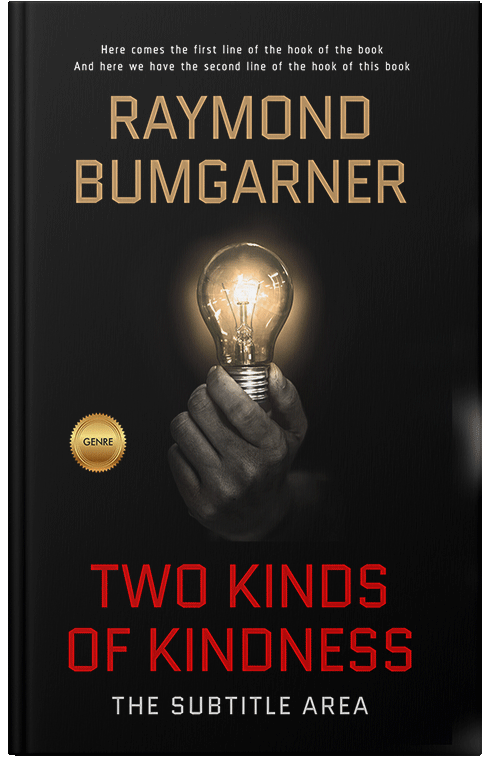 Front view of Premade Literary Fiction Book Cover - Chestnut Rose