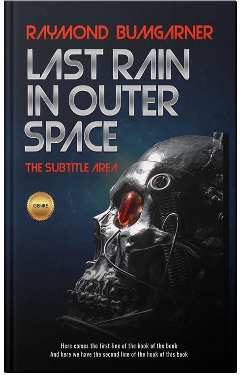 Front view of Premade Science Fiction Book Cover - Ebony