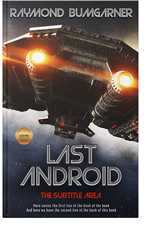 Pre Made Book Cover Thunder