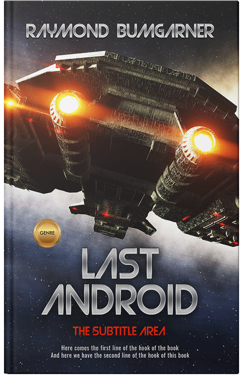 Front view of Premade Science Fiction Book Cover - Thunder