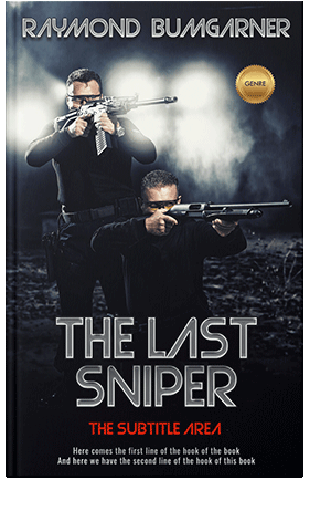 Pre Made Book Cover Swirl