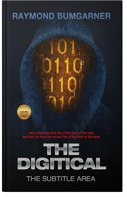 Front view of Premade Mystery & Thriller & Suspense Book Cover - Woodsmoke