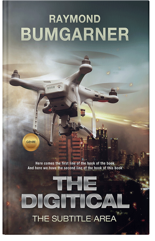 Front view of Premade Science Fiction Book Cover - Thunder