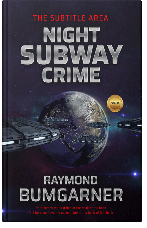 Front view of Premade Science Fiction Book Cover - Vulcan