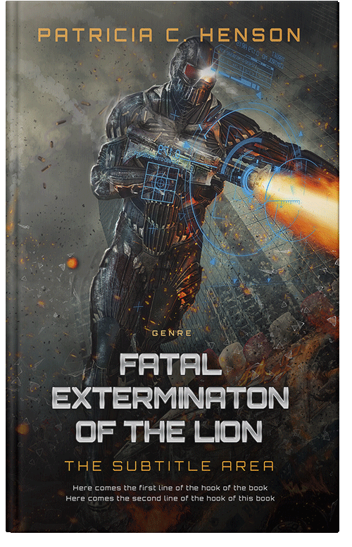 Front view of Premade Science Fiction Book Cover - Dune