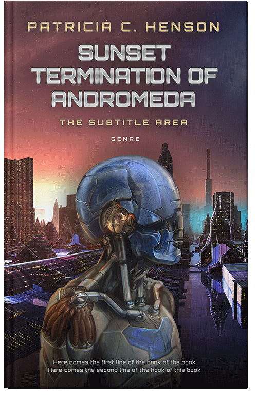 Front view of Premade Science Fiction Book Cover - Thunder