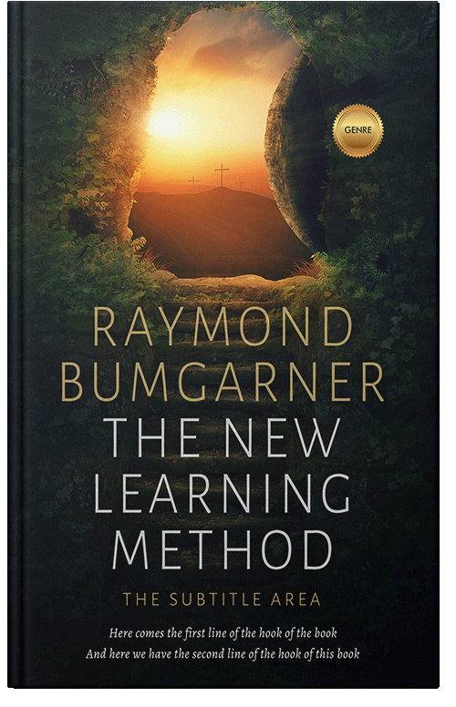 Front view of Premade Apocalyptica Book Cover - Whiskey