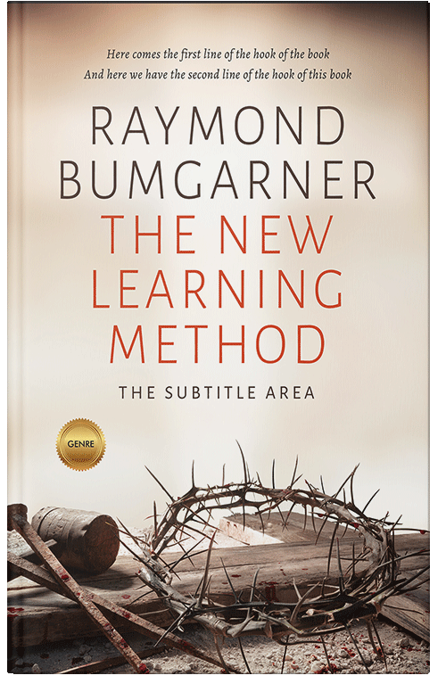 Front view of Premade Religion & Spirituality Book Cover - Merino