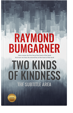 Pre Made Book Cover Bright Gray