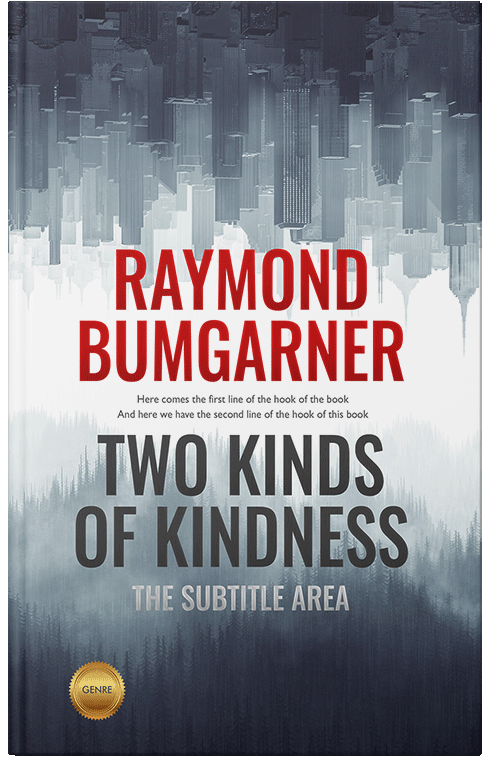 Front view of Premade Mystery & Thriller & Suspense Book Cover - Bright Gray