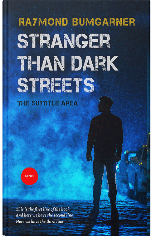 Front view of Premade Mystery & Thriller & Suspense Book Cover - Black Pearl