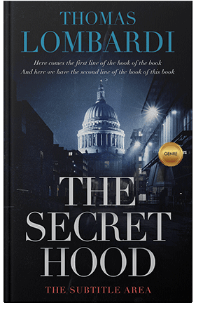 Pre Made Book Cover Ebony