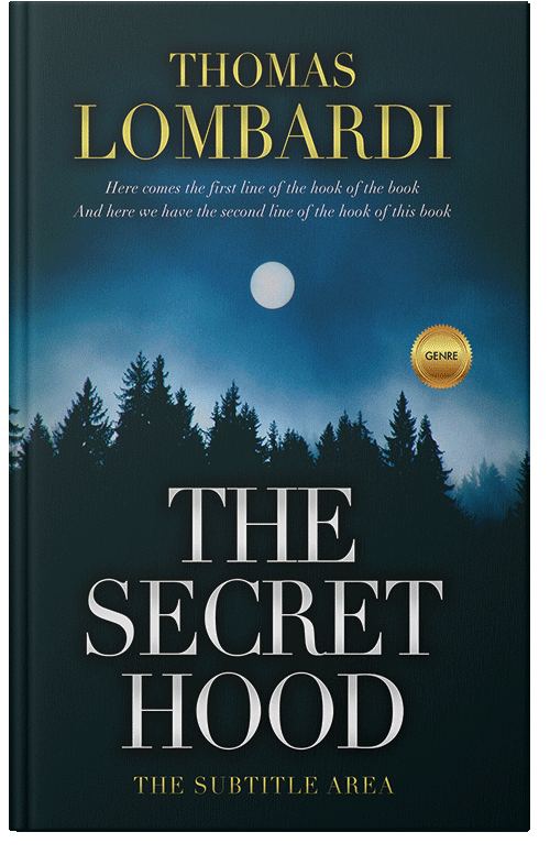 Front view of Premade Mystery & Thriller & Suspense Book Cover - Black Pearl