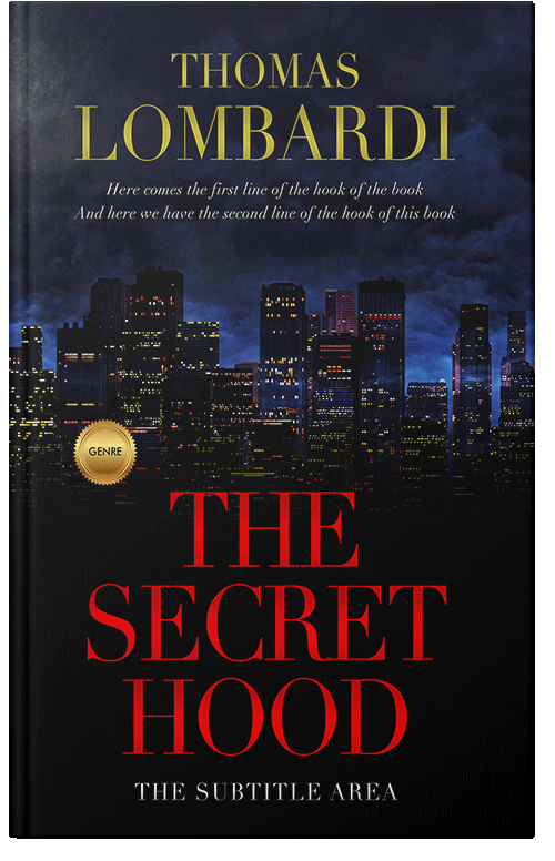 Front view of Premade Mystery & Thriller & Suspense Book Cover - Ebony