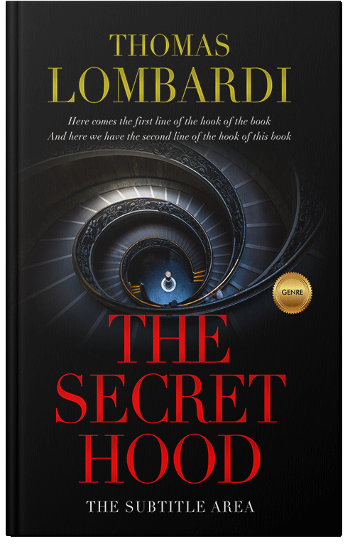 Front view of Premade Mystery & Thriller & Suspense Book Cover - Woodsmoke