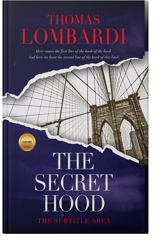 Front view of Premade Mystery & Thriller & Suspense Book Cover - Wafer