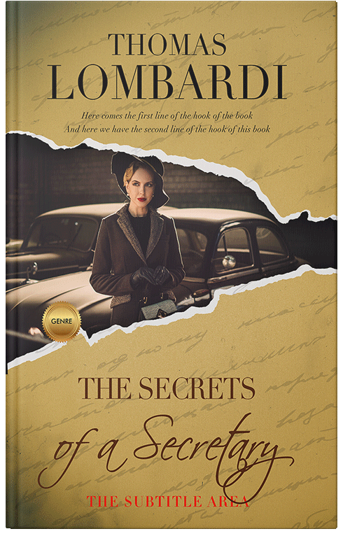 Front view of Premade Historical Book Cover - Sundance