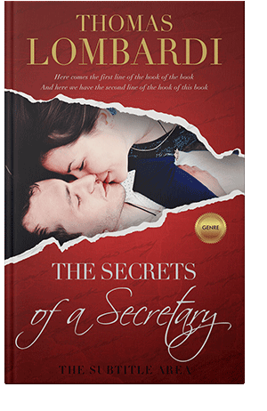 Pre Made Book Cover Falu Red