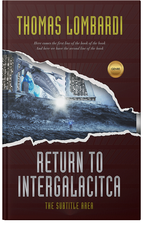 Front view of Premade Science Fiction Book Cover - Jon