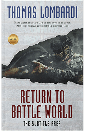 Pre Made Book Cover Bright Gray