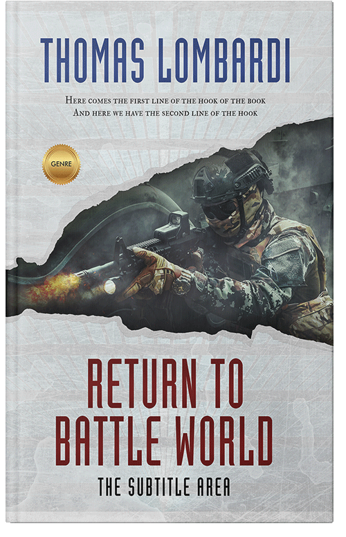 Front view of Premade Mystery & Thriller & Suspense Book Cover - Bright Gray