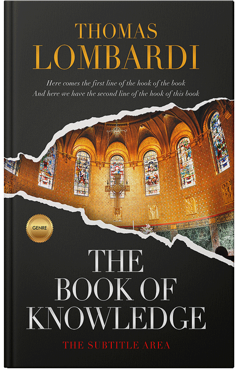 Front view of Premade Religion & Spirituality Book Cover - Zeus