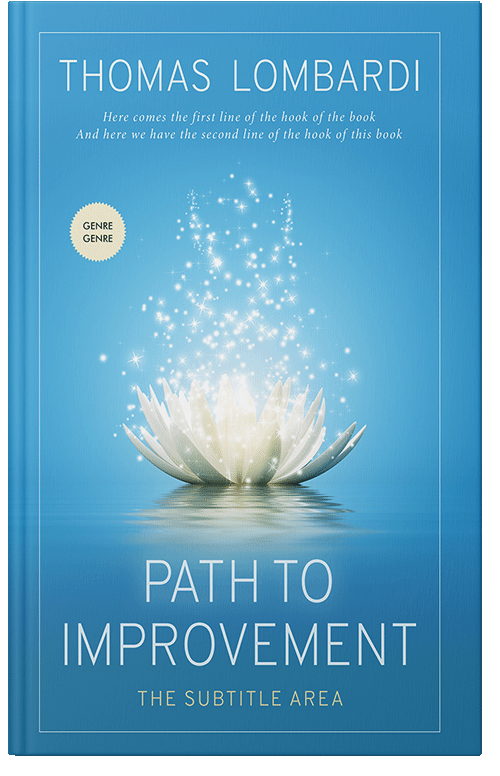 Front view of Premade Self-Improvement & Self-Help Book Cover - Shakespeare