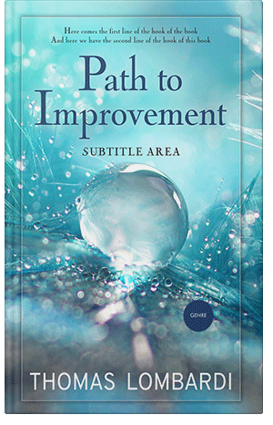 Premade Book Cover Glacier
