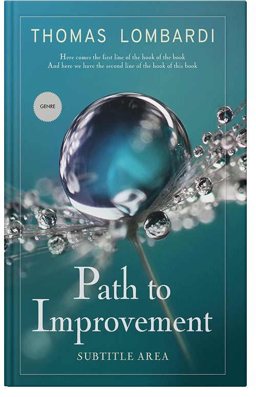 Front view of Premade Environment & Ecology Book Cover - Paradiso