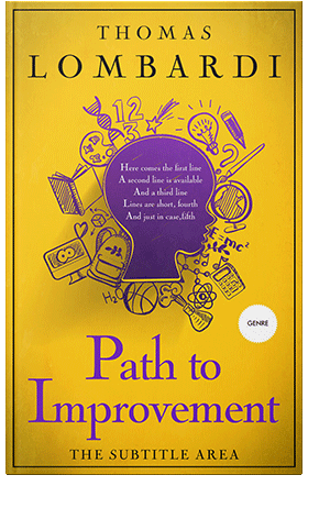 Pre Made Book Cover Buttercup