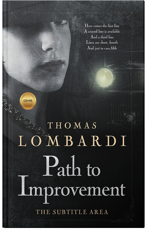 Front view of Premade Historical Book Cover - Woodsmoke