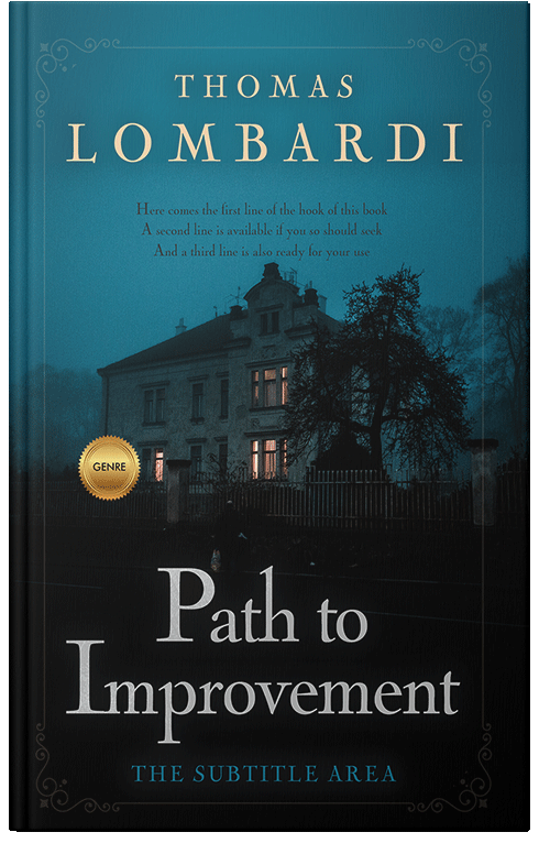 Front view of Premade Mystery & Thriller & Suspense Book Cover - Aztec