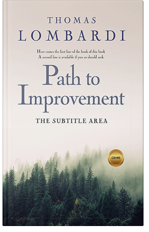 Premade Book Cover Oxford Blue