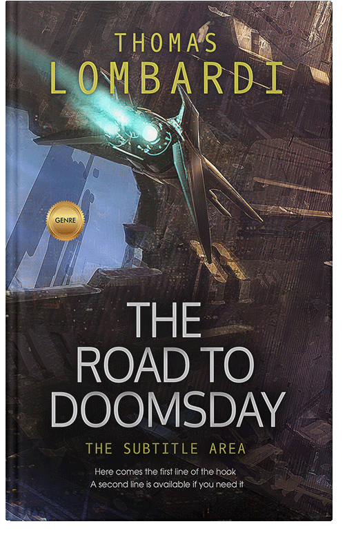 Front view of Premade Science Fiction Book Cover - Thunder