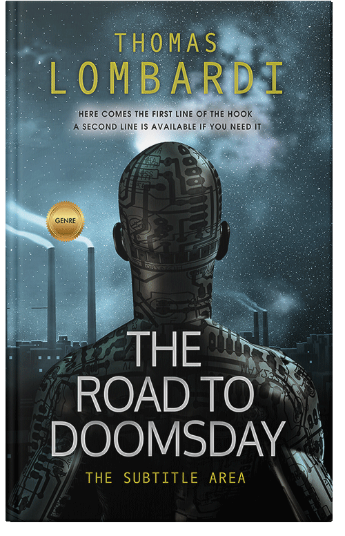 Front view of Premade Apocalyptica Book Cover - Mirage