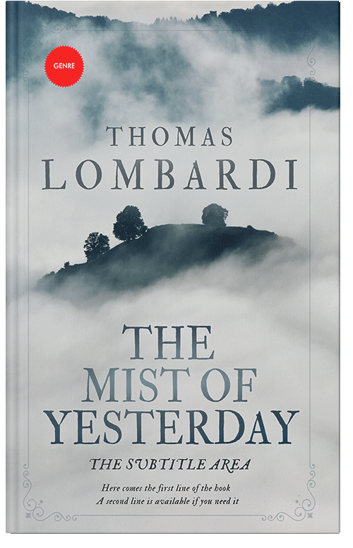 Front view of Premade Mystery & Thriller & Suspense Book Cover - Iron