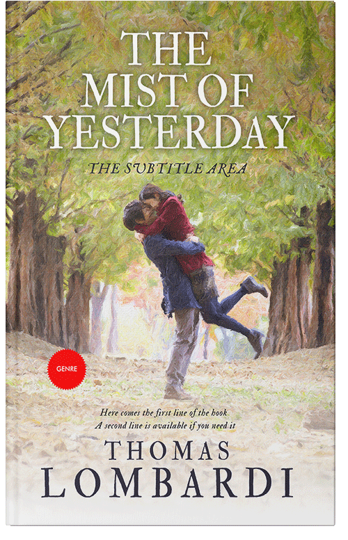 Front view of Premade Romance Book Cover - Barley Corn