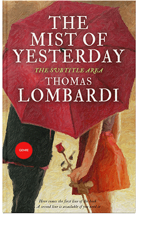 Pre Made Book Cover Burnt Umber