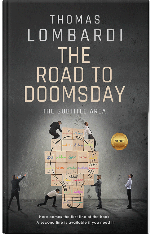 Front view of Premade Business Book Cover - Mine Shaft