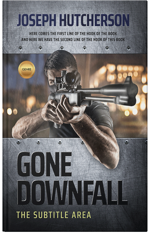 Front view of Premade Mystery & Thriller & Suspense Book Cover - Ship Gray