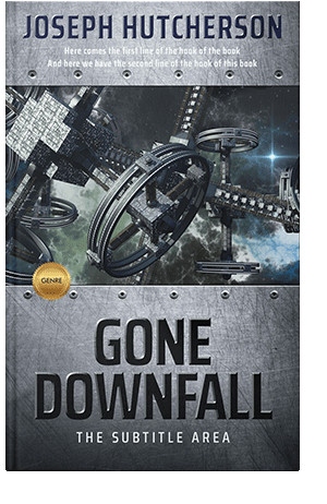 Pre Made Book Cover Outer Space