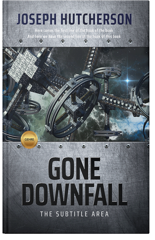 Front view of Premade Science Fiction Book Cover - Outer Space