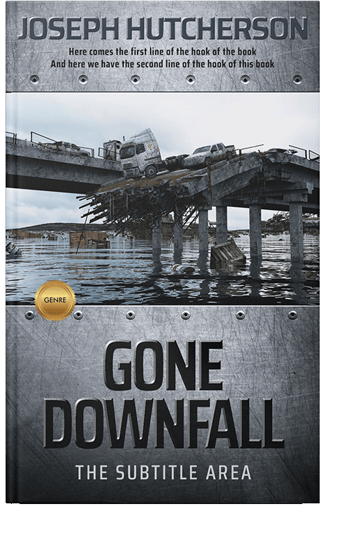 Front view of Outer Space #2228 - Premade Apocalyptica Book Cover