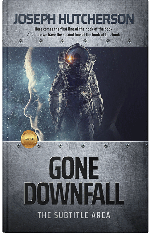 Front view of Premade Science Fiction Book Cover - Ebony Clay