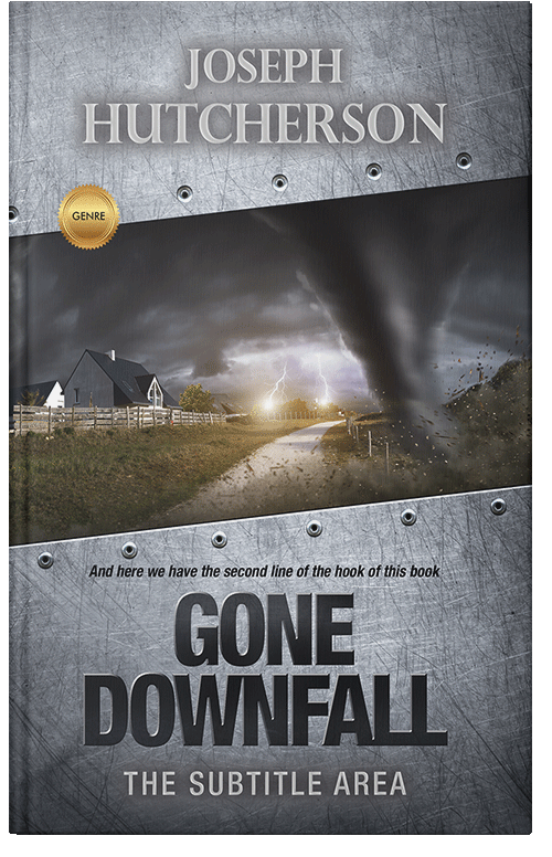 Front view of Premade Apocalyptica Book Cover - Emperor