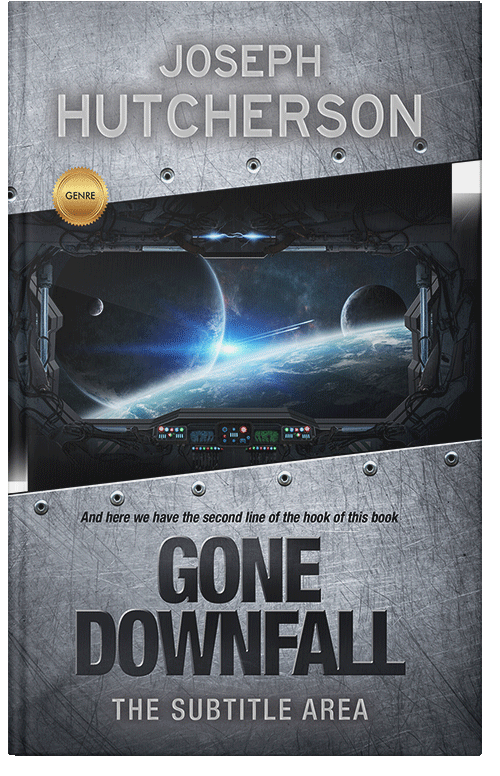 Front view of Premade Science Fiction Book Cover - Charade